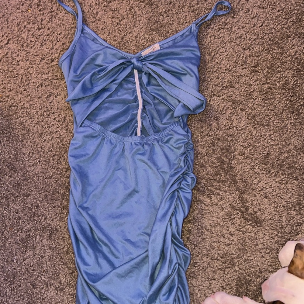 Blue dress